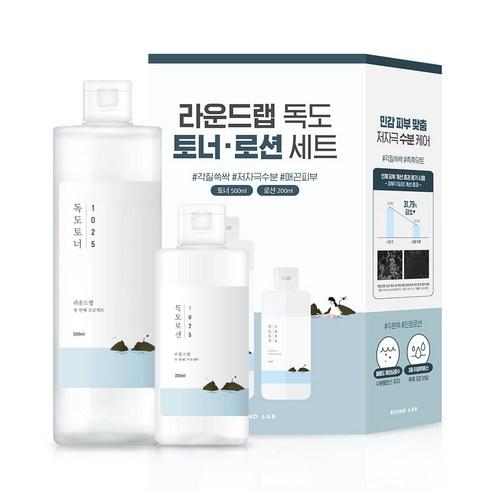 라운드랩 1025 독도 토너 500ml + 로션 200ml 스페셜 세트