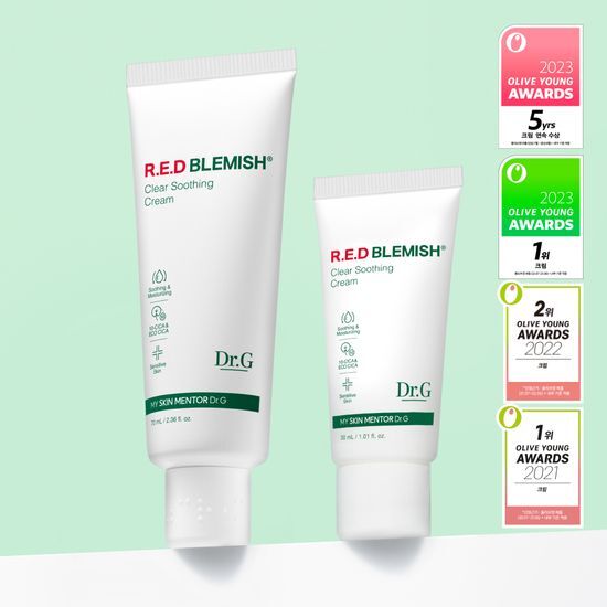 Dr.G Red Blemish Clear Soothing Cream Planning Set