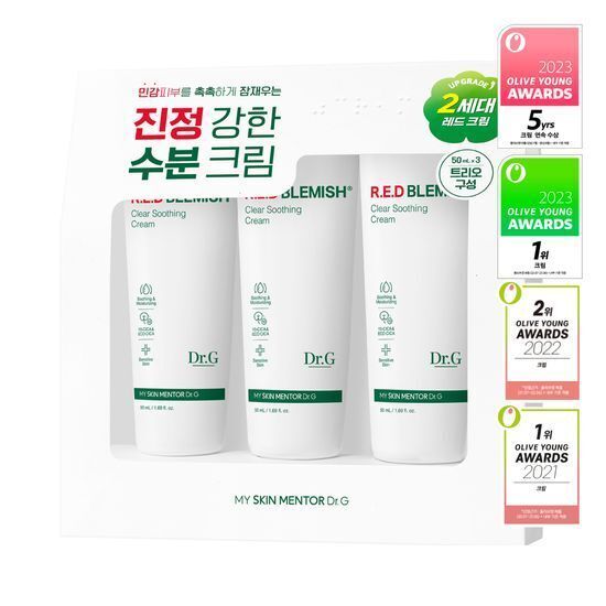 Dr.G Red Blemish Clear Soothing Cream Planning Set